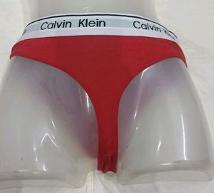🔥 Calvin Klein Red Thong Underwear
