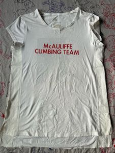White McAuliffe Climbing Team T-Shirt
