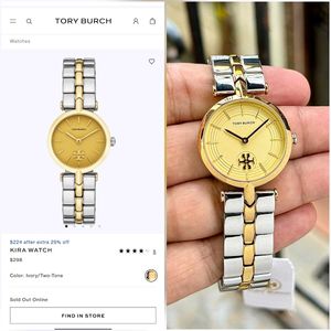 TORY BURCH KIRA – MINIMAL CHIC IN TWO-TONE IVORY G