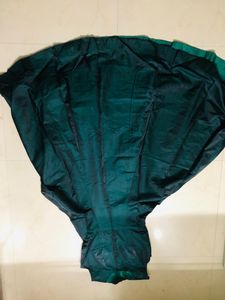 Luxe Green Velvet Embroidered Ethnic Dress