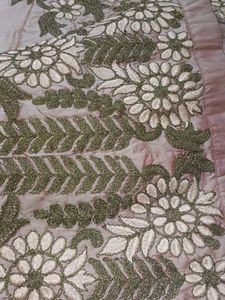Elegant Embroidered gown with dupatta