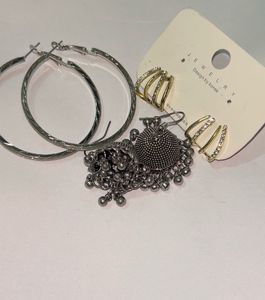 set of 3 beautiful earrings