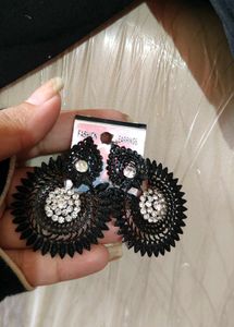 Elegant Gold Tone Jhumka Earrings