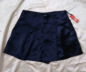 Satin Mini Skirt