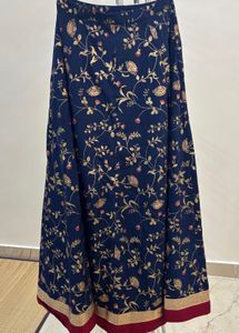 Elegant Floral Print Skirt top