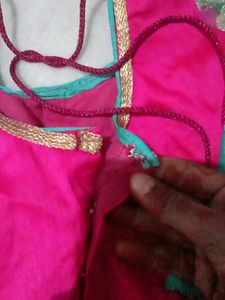 Sea Green Lahenga Set For Small Girl