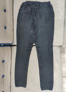 Black Comfortable charcoal Wash Jeans