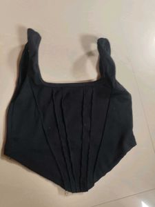 Black Corset Style Top