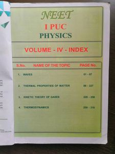 NEET PHYSICS MATERIAL (4 VOLUMES)