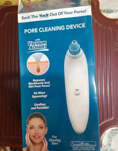 Pore Cleaning Device with Vacuum Action
