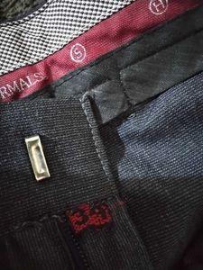 Men's Classic Navy Trousers
