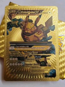 Mega Mecha Pikachu EX Gold Card
