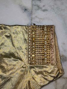 Stunning Golden Embellished Blouse