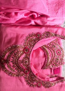 Embellished Pink suit and salwar