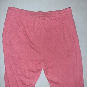 🧡💕 Soft Pink-Orange Drawstring Jogger Pants