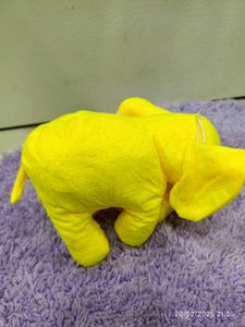 Cute Yellow Elephant Plushie