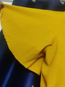 XL Mustard Yellow Crop Top