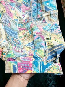Vibrant Patchwork Kurta with Pathani P