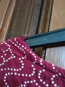 Maroon Printed Kurta Set with Dupatta