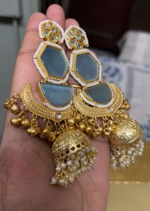 Elegant Kashmiri Jhumka Earrings