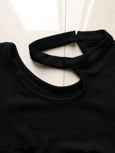 URBANIC Black Asymmetrical Top
