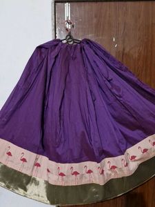 Beautiful flamingo print Ethnic Skirt