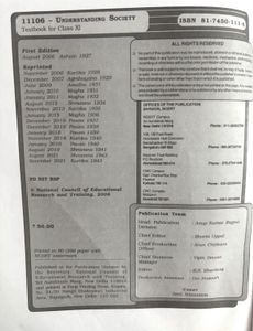 Understanding Society Textbook for Class XI