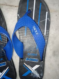 Black And Blue Flip Flop