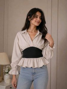 ✨ Chic Korean Style Peplum Top ✨