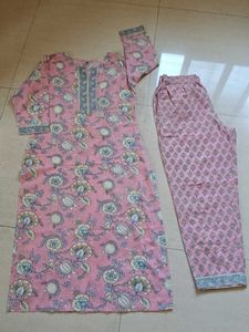 "Yufta" Brand Cotton Kurta SET
