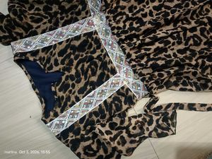 Leopard Print Maxi Dress