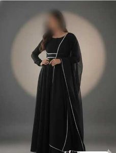 Elegant Black Kurta Set with Dupatta