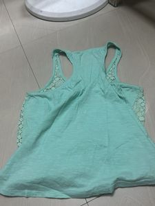 Mint Green Lace Tank Top