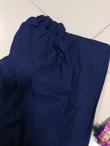 Elegant Navy Blue Kurta Set
