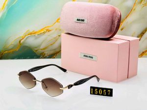 Miu Mi Rimless Hexagonal Sunglasse