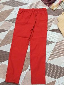 combo offer.      Comfy Palazzos - Beige &amp; Red