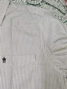 Men's Striped Button-Down Shirt