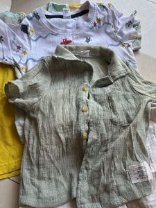 Combo 12 NoBoys' Striped Tee &amp; Shorts Set