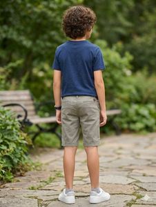 Boy's Casual Outfit - T-shirt &amp; Shorts