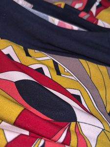 Aesthetic y2k Print Midi Dress