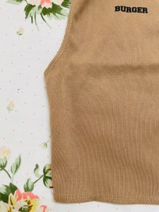 Burger Bae Ribbed Tank Top