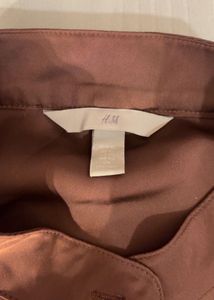 brown shirt short dress- never worn