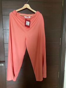 Biba coral pink Palazzo Pants (M)