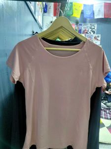 Women's Pink Athletic T-Shirt