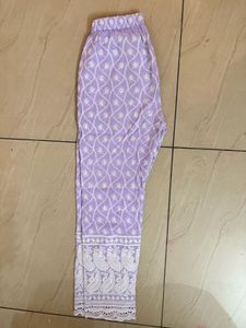 Elegant Lavender Embroidered Kurta