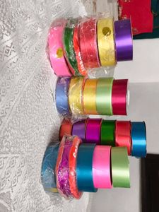 Combo of 21 Satin Curling Ribbons for Crafts