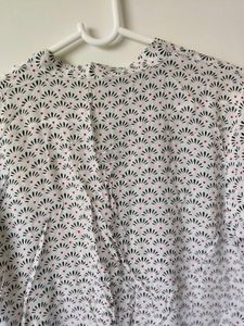 White Printed Kurta