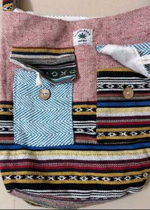 Patchwork Style Crossbody Sling Bag boho unisex