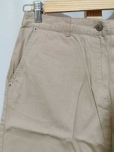 Beige Denim Skirt