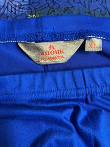 Royal Blue Comfort Ankle Length Leggings
